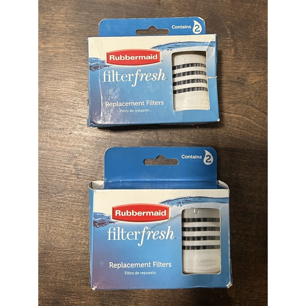 NEW Rubbermaid Filter Fresh Bottle Replacement Filters - 2-2 Packs Model IJ63